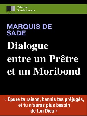 cover image of Dialogue entre un prêtre et un moribond
